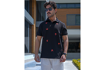 Polo Shirts Lobster Black